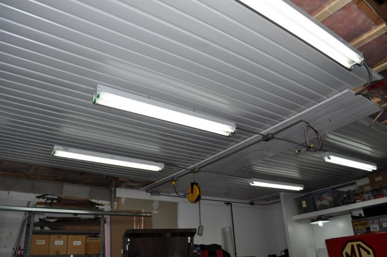 реечный потолок в гараж